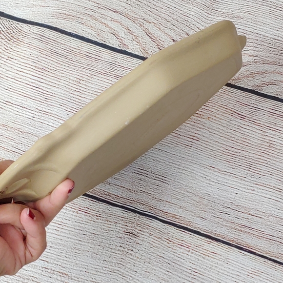 Vintage Brown Bag Cookie Art Mold Floral 8" - Picture 7 of 7